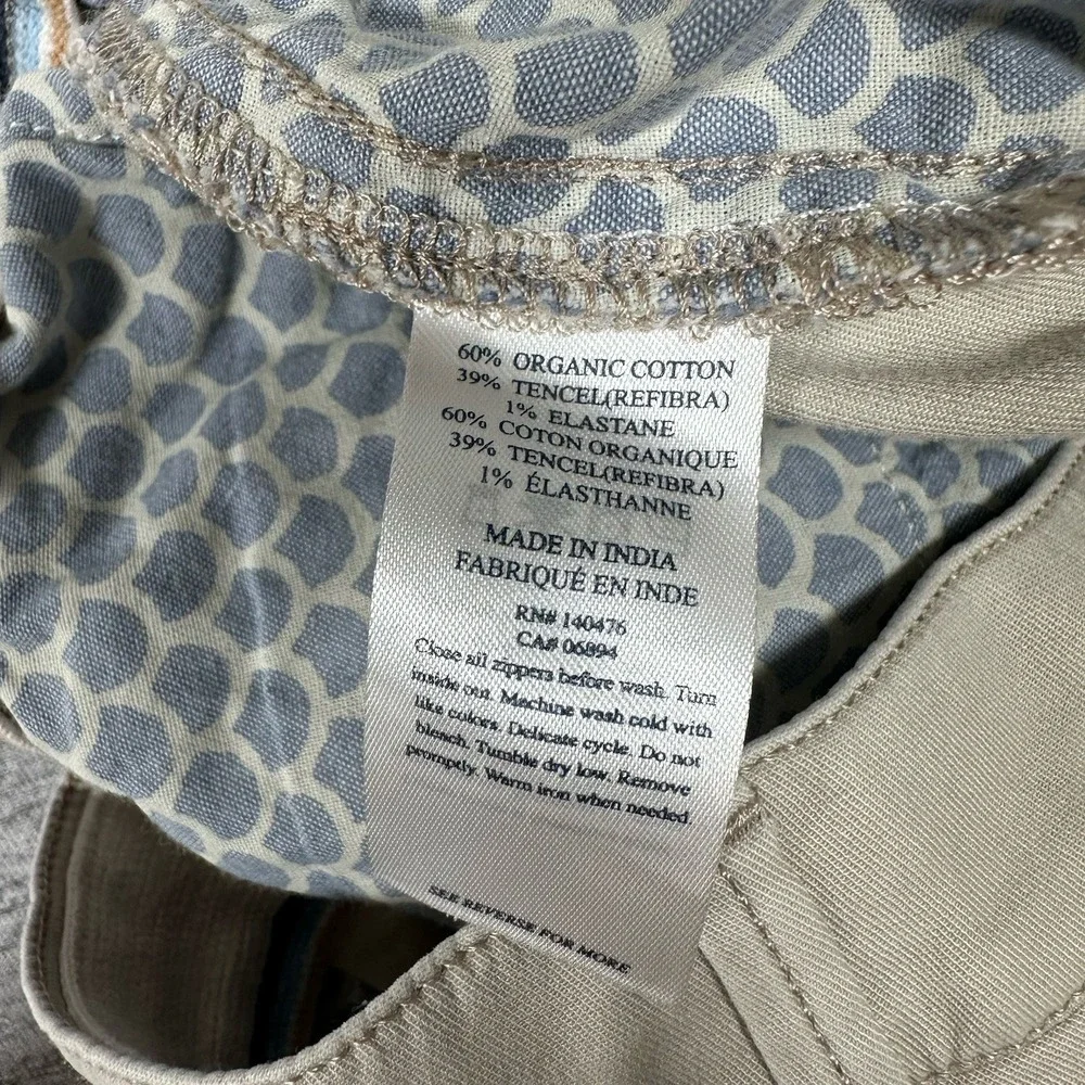 Faherty Island Life Chino Shorts Mens 38 Beige Organic Cotton Stretch Vacation